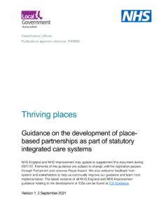 Thriving places - england.nhs.uk