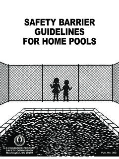 SAFETY BARRIER GUIDELINES FOR HOME POOLS