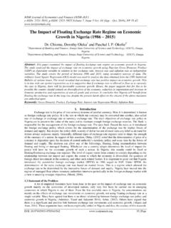 The Impact of Floating Exchange Rate Regime on Economic ...