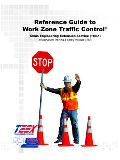Reference Guide to Work Zone Traffic Control