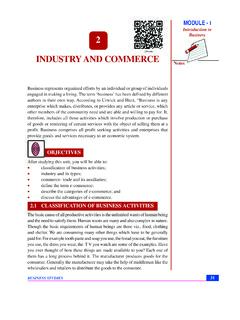 2 INDUSTRY AND COMMERCE