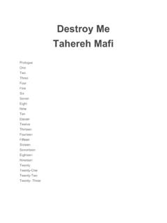 Destroy Me Tahereh Mafi - Mrs. Goertzen's Classes