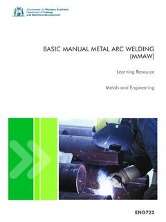BASIC MANUAL METAL ARC WELDING (MMAW)