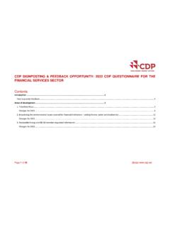CDP SIGNPOSTING &amp; FEEDBACK OPPORTUNITY: 2022 CDP ...