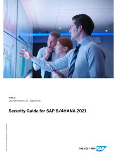 Security Guide for SAP S/4HANA 2021