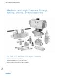 Medium- and High-Pressure Fittings, Tubing, Valves, and ...