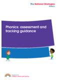 Phonics: assessment and tracking guidance