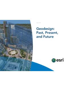 Geodesign: Past, Present, and Future - Esri