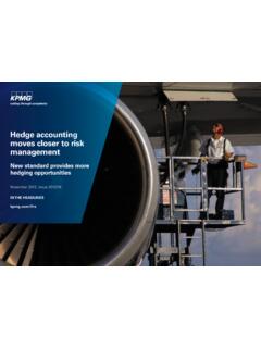 Hedge accounting moves closer to risk management - KPMG