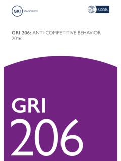 GRI 206: ANTI-COMPETITIVE BEHAVIOR 2016