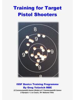 Training for Target Pistol Shooters - Pistol New Zealand