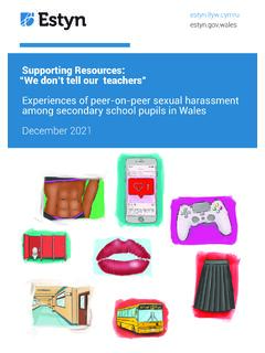 Experiences of peer-on-peer sexual harassment among ...
