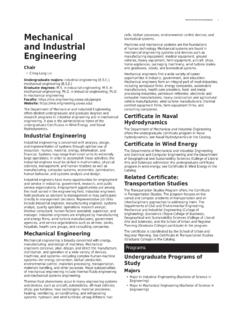 Mechanical and Industrial Engineering - University of Iowa
