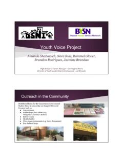 Youth Voice Project - Boston Opportunity Youth …