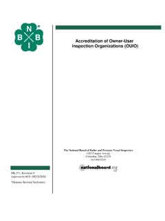 Accreditation of Owner-User Inspection …