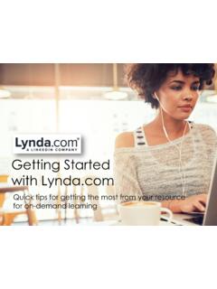 Getting Started with Lynda - carleton.ca
