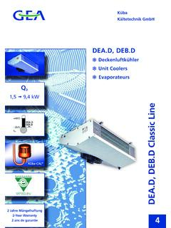 DEA.D, DEB - koeltechnieken.org