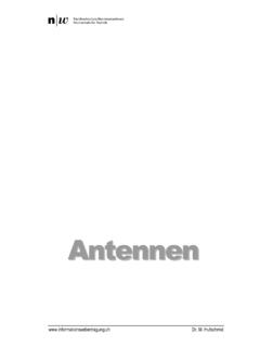 Antennen - informationsuebertragung.ch