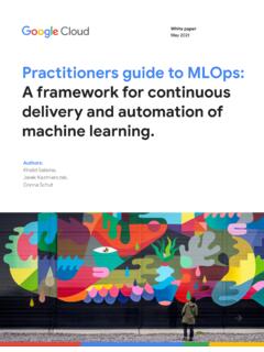 Practitioners guide to MLOps: A framework for continuous ...