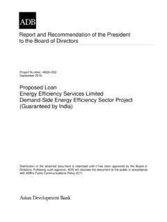 Proposed Loan Energy Efficiency Services Limited Demand ...