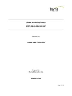 Green Marketing METHODOLOGY REPORT