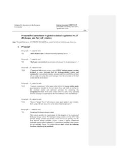 Proposal for amendment to global technical regulation No ...