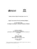 Impact Assessments, Poverty and Human Rights: A Case ... - …