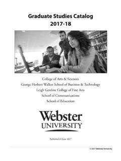 Graduate Studies Catalog 2017-18