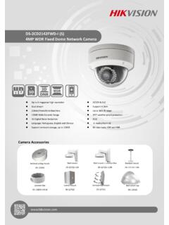 DS-2CD2142FWD-I (S) 4MP WDR Fixed Dome ... - hikvision.com