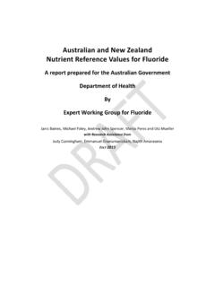 Australia and New Zealand Nutrient Reference Values for ...