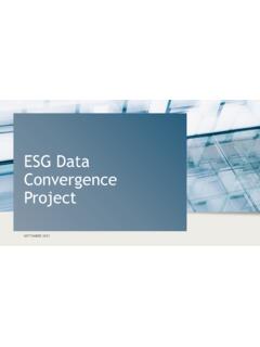 ESG Data Convergence Project