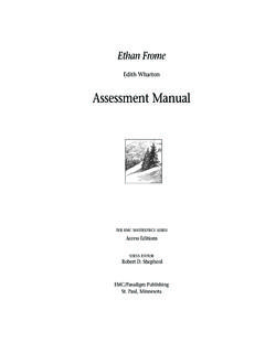Ethan Frome Manual - EMC Publishing
