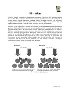 Filtration - MRWA