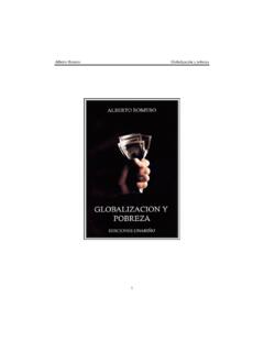 Alberto Romero Globalizaci&#243;n y pobreza