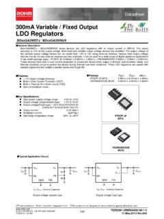 300mA Variable / Fixed Output LDO Regulators