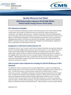 Quality Measures Fact Sheet - Centers for Medicare ...