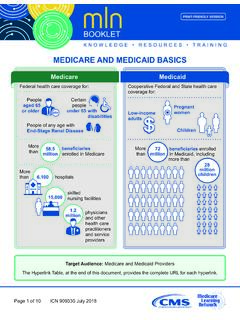 Program Basics - Centers for Medicare &amp; Medicaid Services