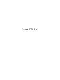 05 Lessons 16 30 - Lesson Index: Learn Tagalog | …