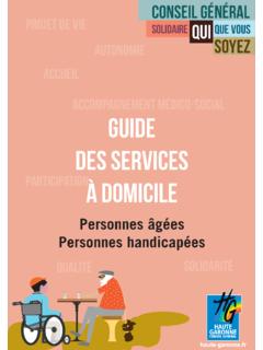 Guide des services d’aides &#224; domicile en Haute …