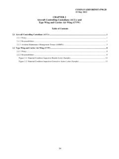 CHAPTER 2 Aircraft Controlling Custodians (ACCs) and …