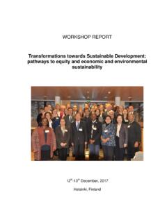 WORKSHOP REPORT - United Nations