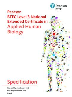 Pearson BTEC Level 3 National Extended Certificate in ...