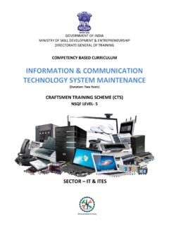 INFORMATION &amp; COMMUNICATION TECHNOLOGY …