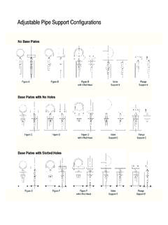 Adjustable Pipe Support Configurations - E-Z LIne ...