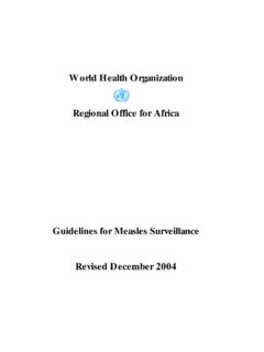 World Health Organization Regional Office for Africa