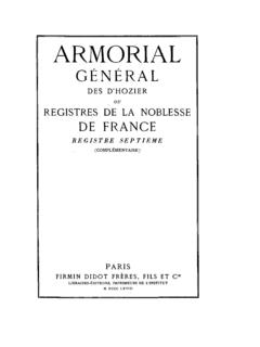Armorial g&#195;&#169;n&#195;&#169;ral de la France - habitant.org