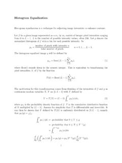 Histogram Equalization - Home | UCI Mathematics