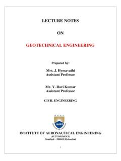 LECTURE NOTES ON GEOTECHNICAL ENGINEERING