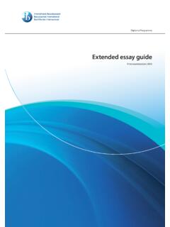 Extended Essay Guide - UNIS