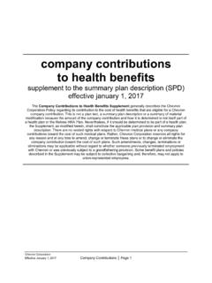 company contributions to health benefits